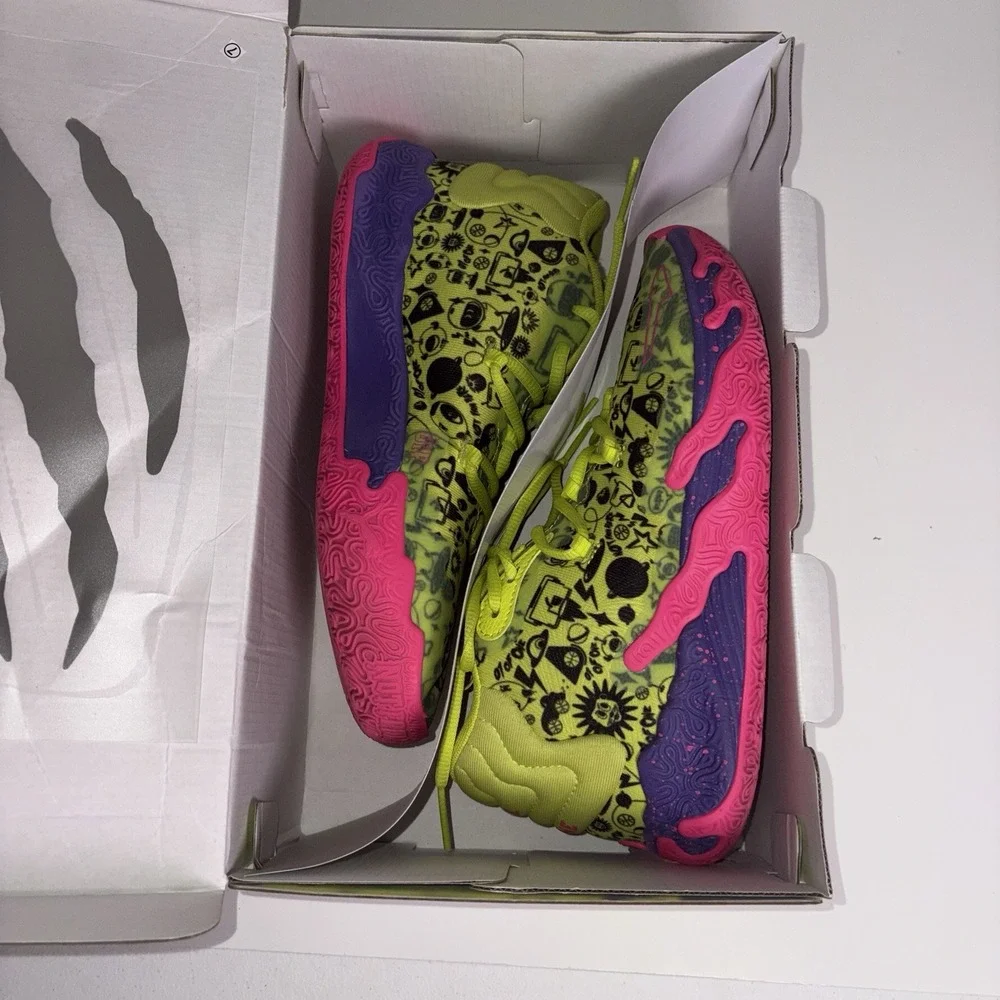PUMA LaMello Ball Mb.03 Not From Here Basketball Youth Girls Sneakers Shoes 5.5